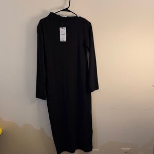 Zara Black Midi Dress
